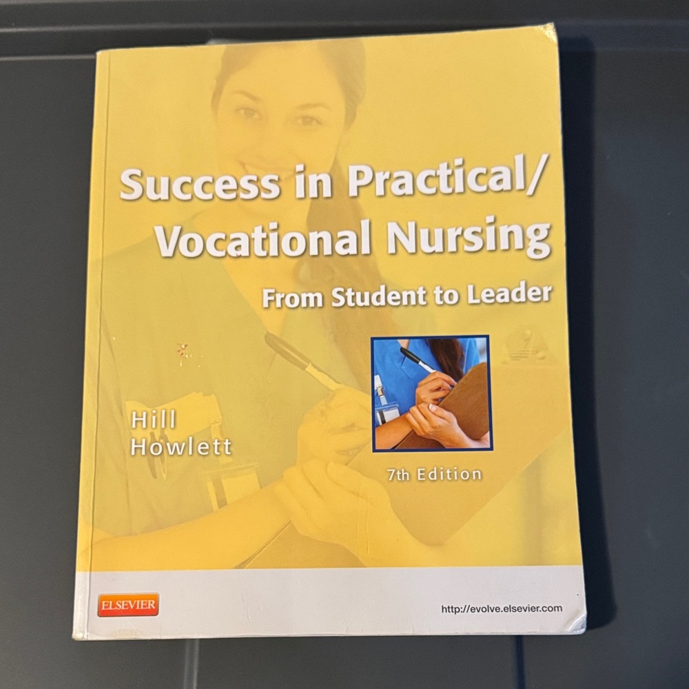 Success in Practical/Vocational Nursing Textbook - Yellow Cover